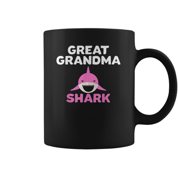 Great Grandma Shark Cute Grandmother Grandparent Gift Coffee Mug