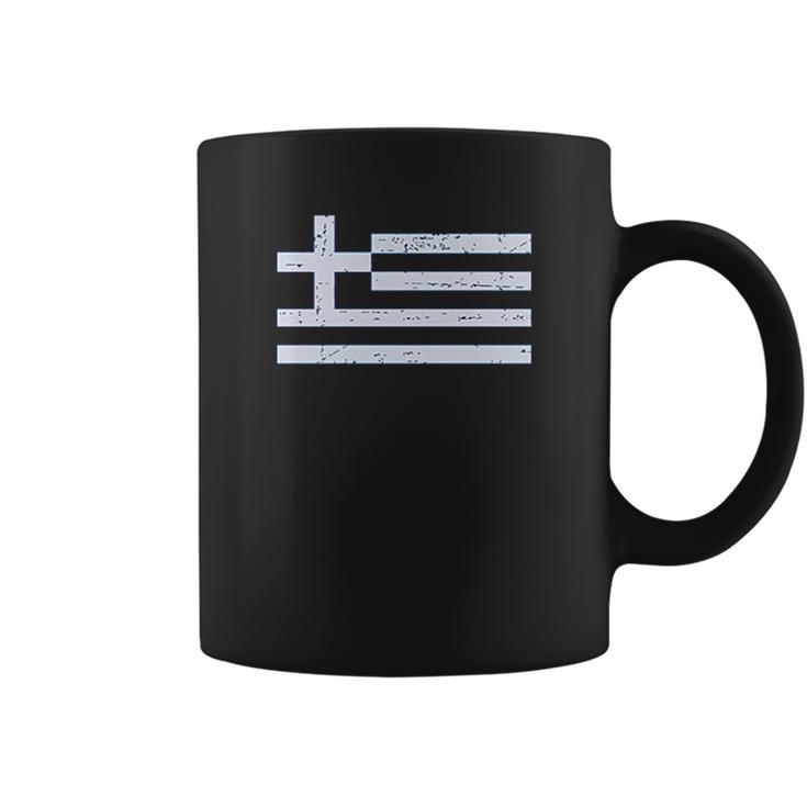 - Greece Flag Vintage Style Coffee Mug