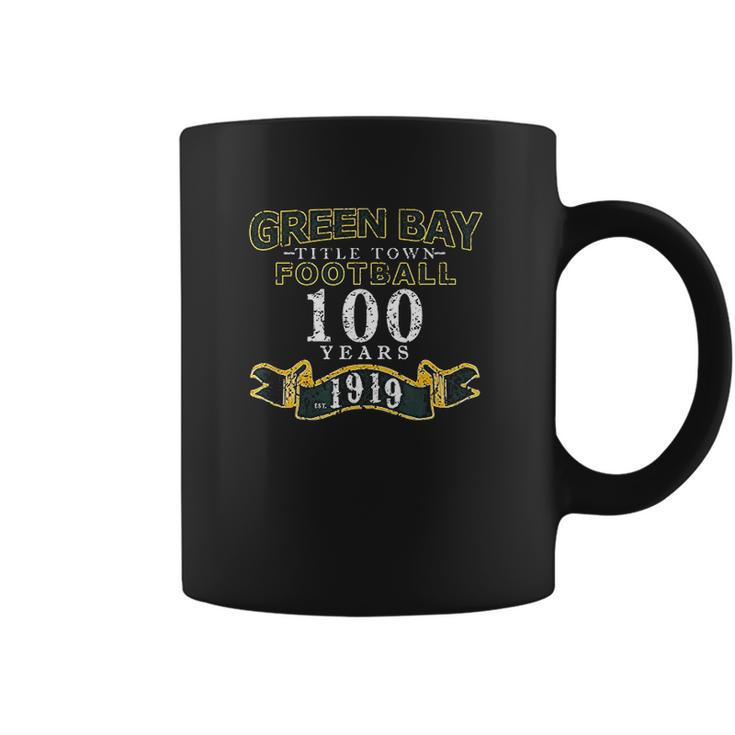 Green Bay 100 Year Anniversary Vintage Football Coffee Mug