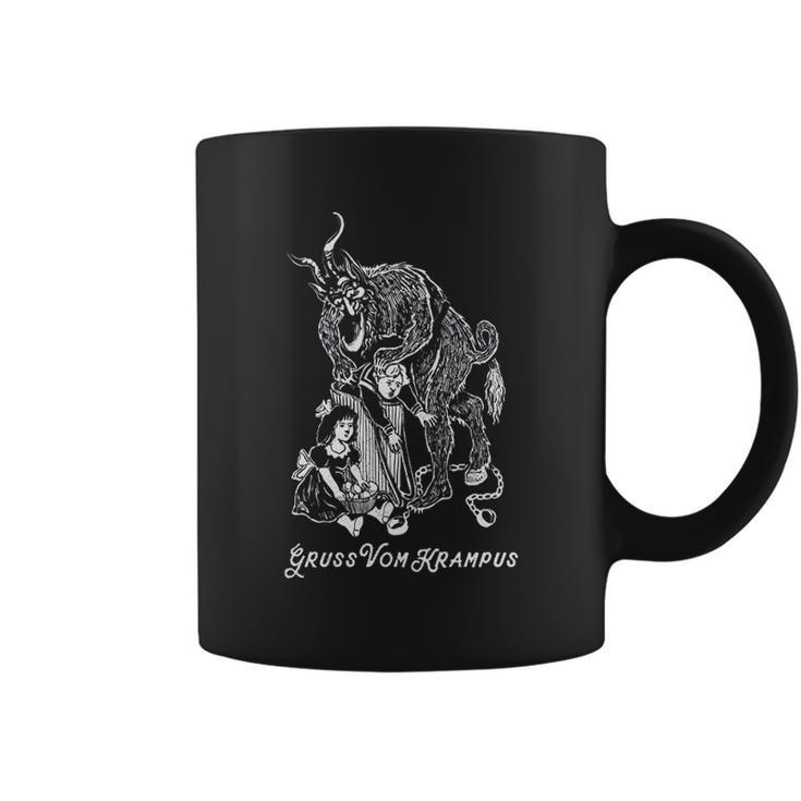 Gruss Vom Krampus Greetings From Christmas Demon Coffee Mug