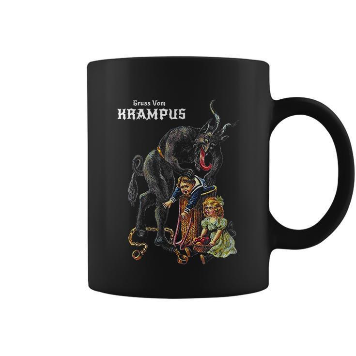 Gruss Vom Krampus Greetings From Christmas Germanic Demon Coffee Mug