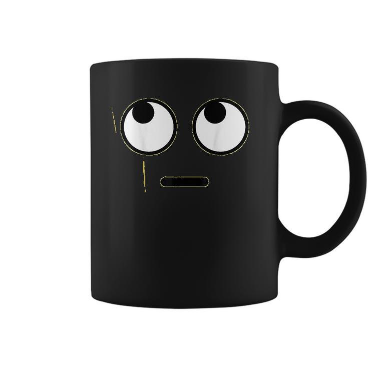 Halloween Emojis Costume Rolling Eyes Emoticon Coffee Mug