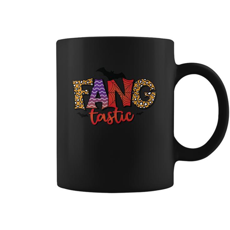 Halloween Fang Tastic Leopard Bat Halloween Day Coffee Mug