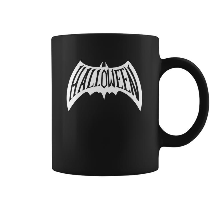 Halloween Man Bat Logo Coffee Mug