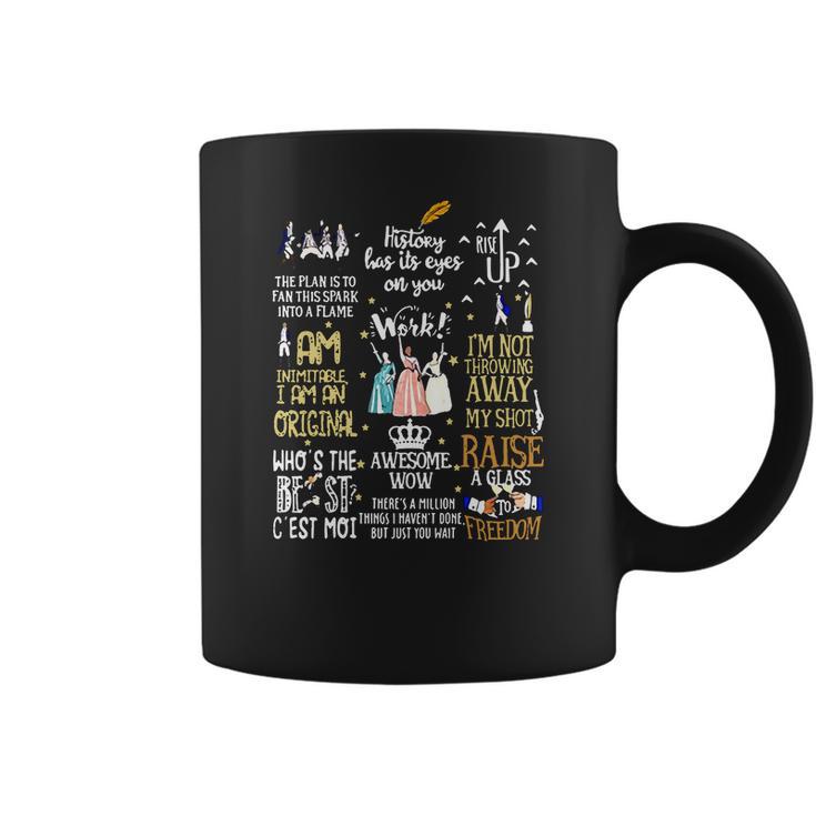 Hamilton Musical Best Quotes Coffee Mug