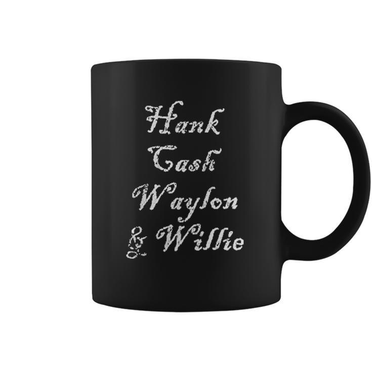 Hank Cash Waylon And Willie Coffee Mug