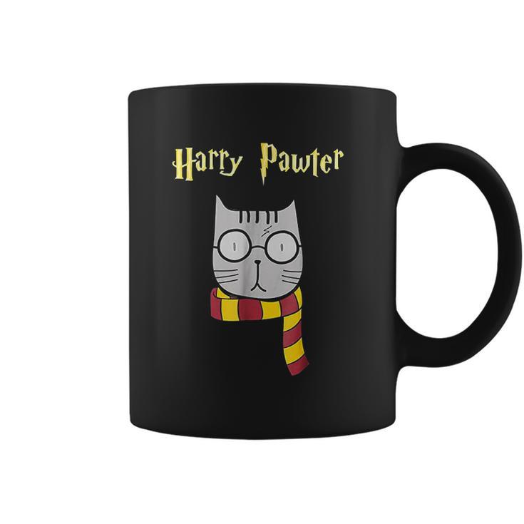 Harry Pawter Funny Magic Cat With Glasses Gift Coffee Mug