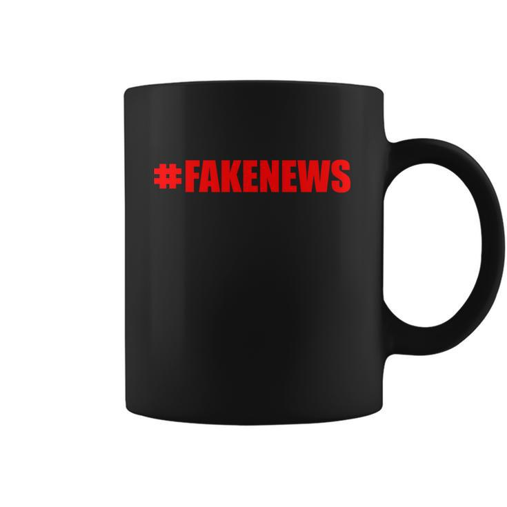 Hashtag Fake News Fakenews Logo Coffee Mug