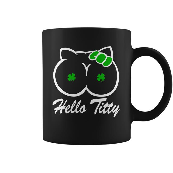 Hello Titty Irish Clover Coffee Mug