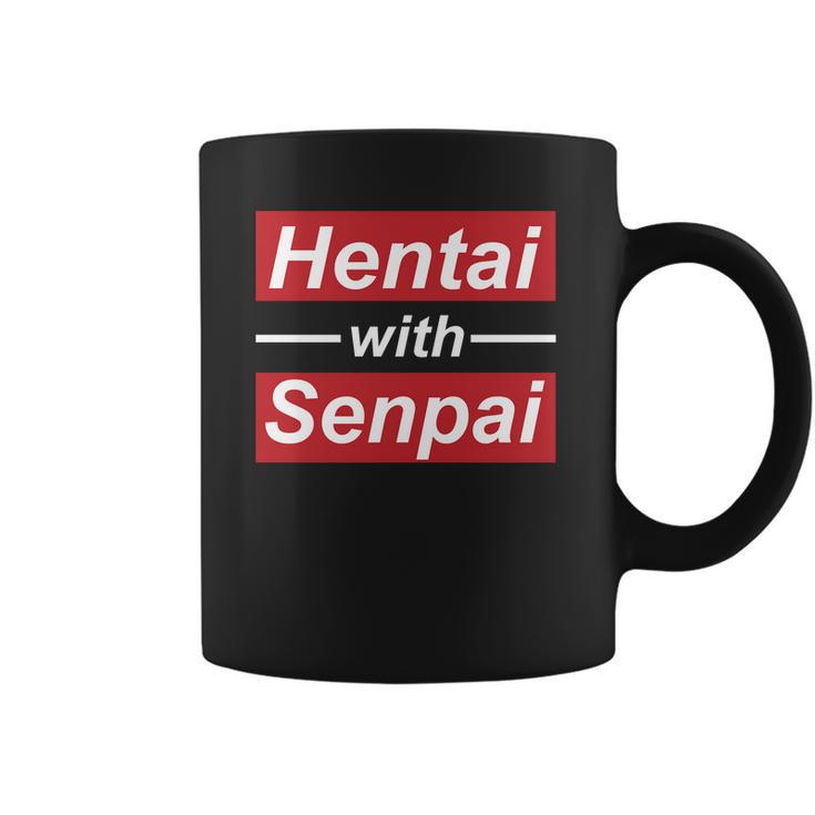 Hentai With Senpai Japanese Anime Manga Cute T-Shirt Coffee Mug