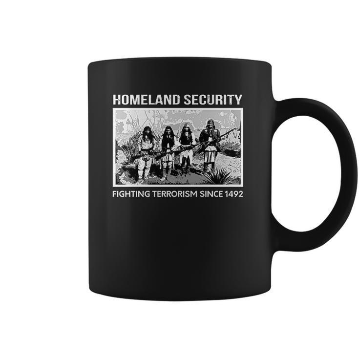 Homeland Security Fighting Terrorism Since 1942 Indian Guys Coffee Mug