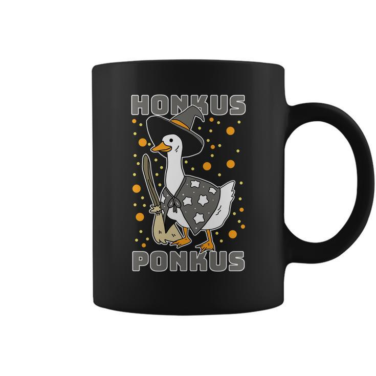 Honkus Ponkus Funny Duck Halloween Coffee Mug