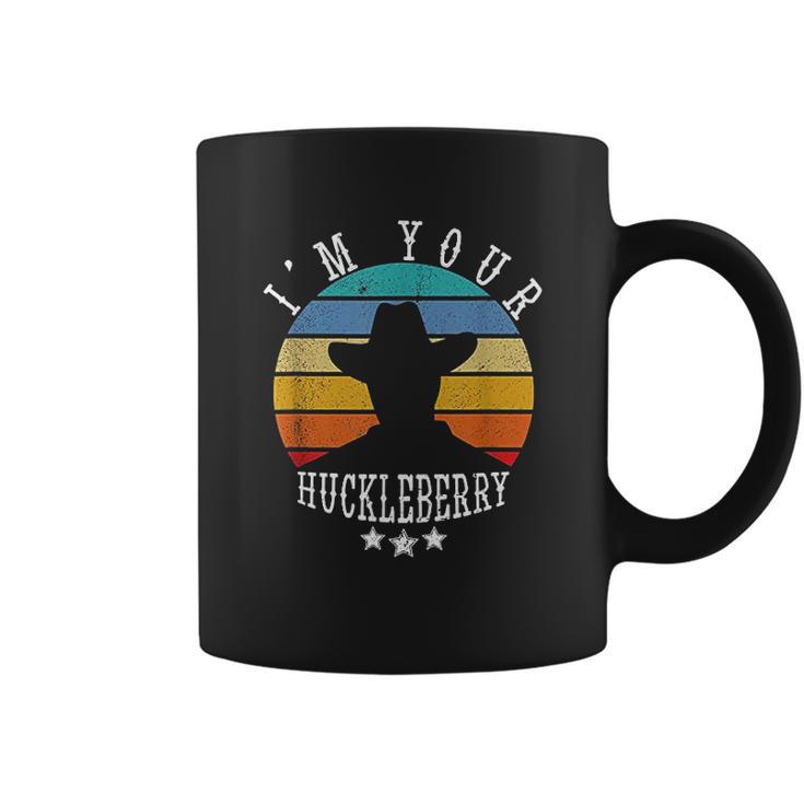 Im Your Huckleberry Vintage Cowboy Funny Western Quote Gift Coffee Mug