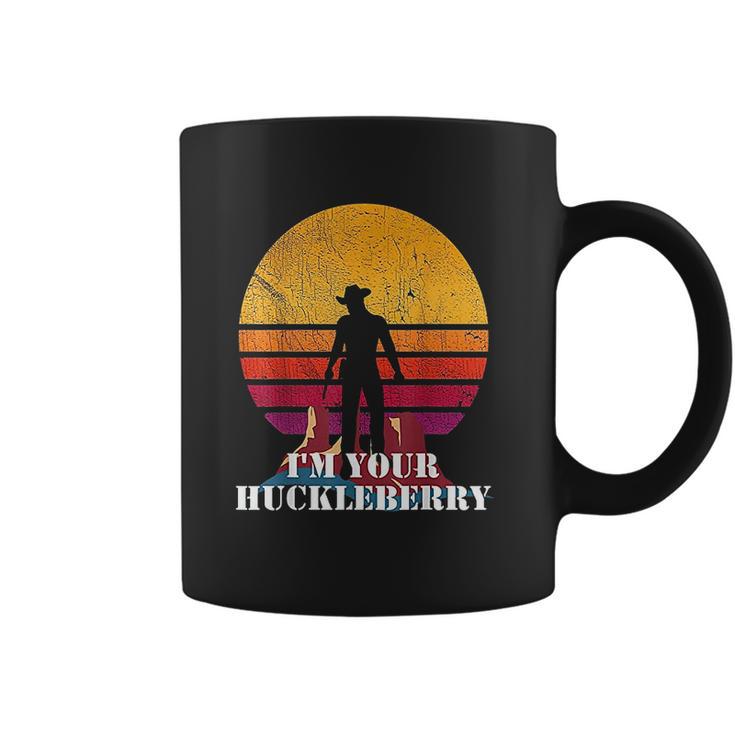 Im Your Huckleberry Western Quote Vintage Coffee Mug