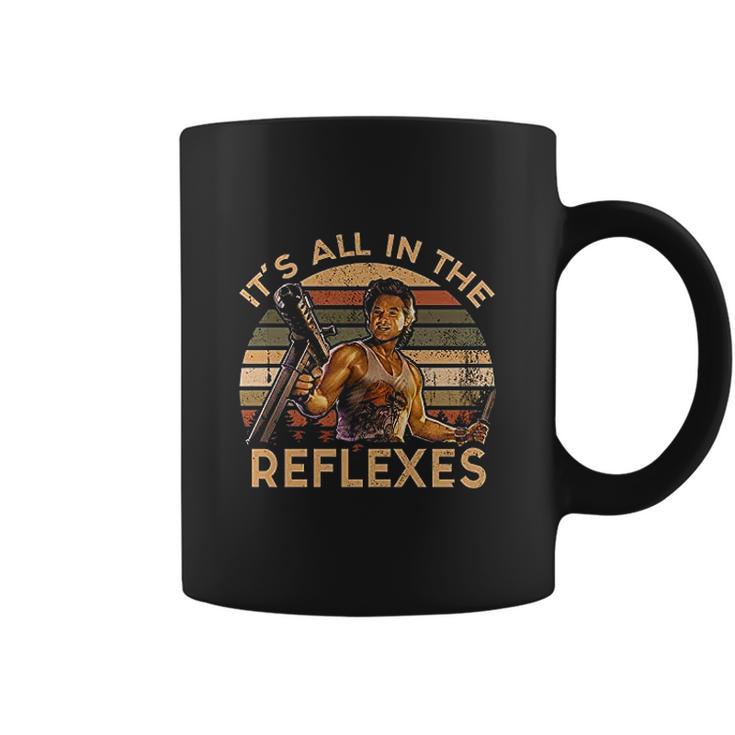 Its All In The Reflexes Vintage Jack Burton Big Trouble In Little China Coffee Mug