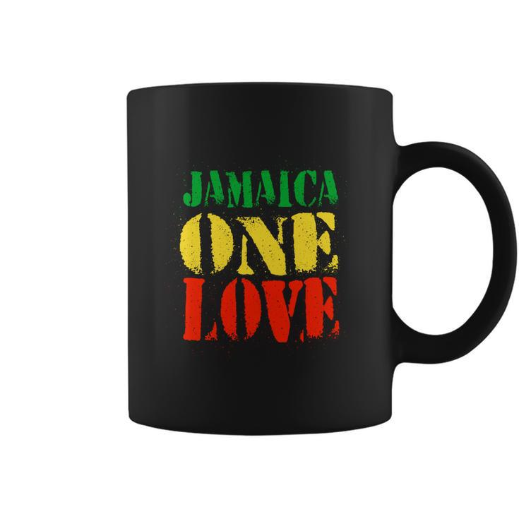 Jamaica One Love Unisex Great Gift Rasta Colors Reggae Coffee Mug