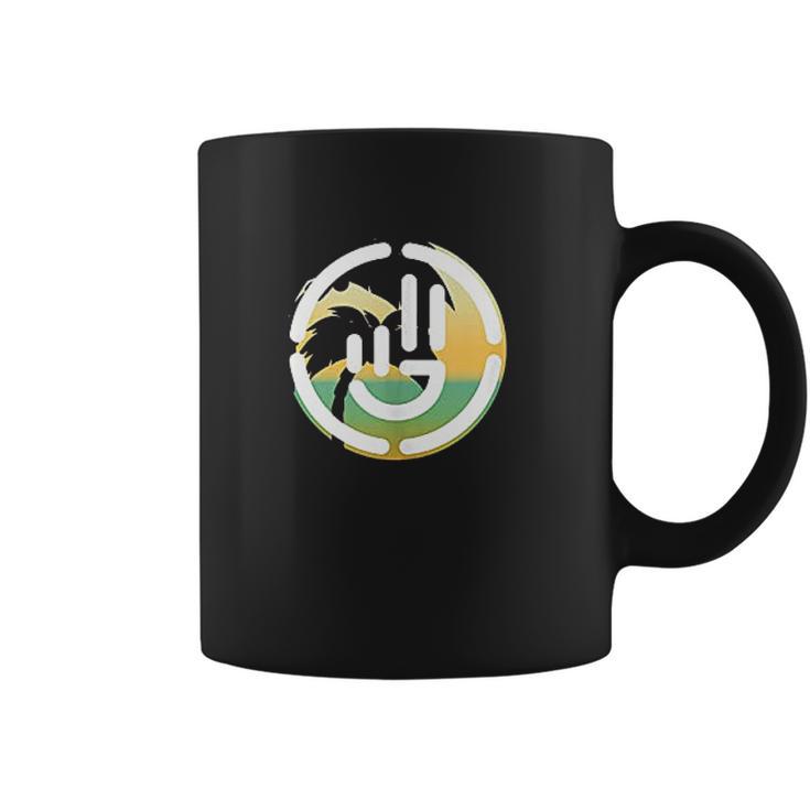 Jeep Wave Peace Sign Tropical Summertime Coffee Mug