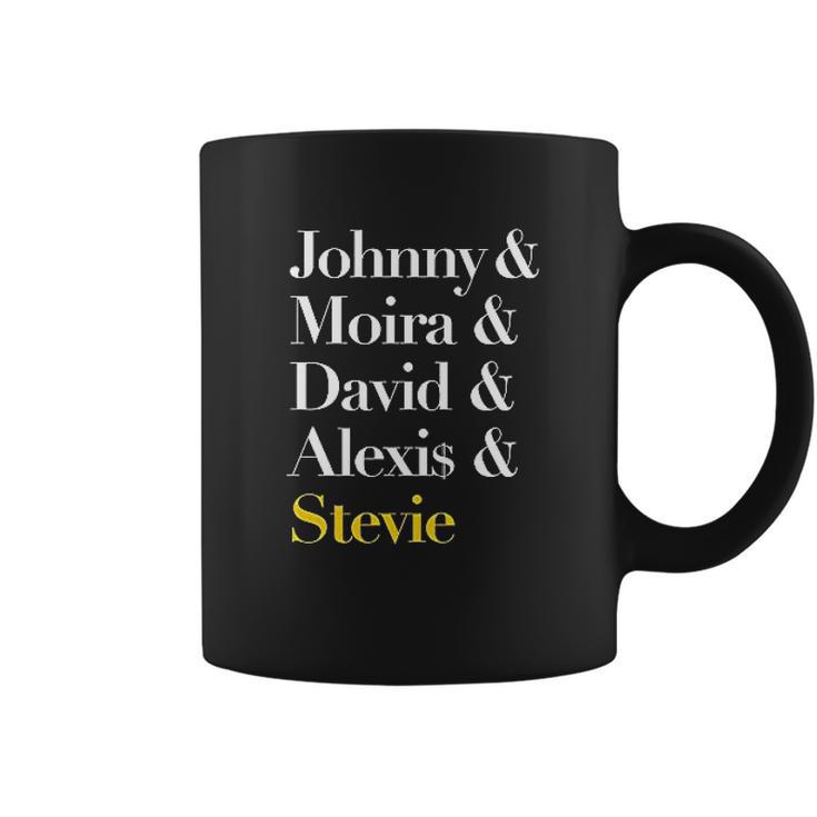 Johnny And Moira And David And Alexis And Stevie Coffee Mug