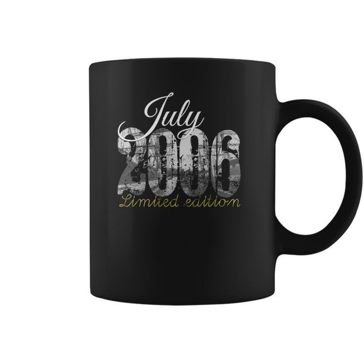 July 2006 Tee - 15 Years Old  2006 15Th Birthday Gift Coffee Mug