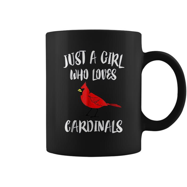 Just A Girl Who Loves Cardinals Bird Birding Gift Coffee Mug