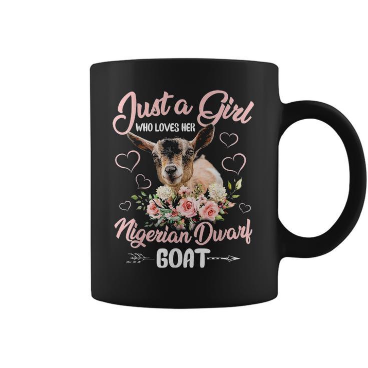 Just A Girl Who Loves Her Nigerian Dwarf Goat T Sh Coffee Mug