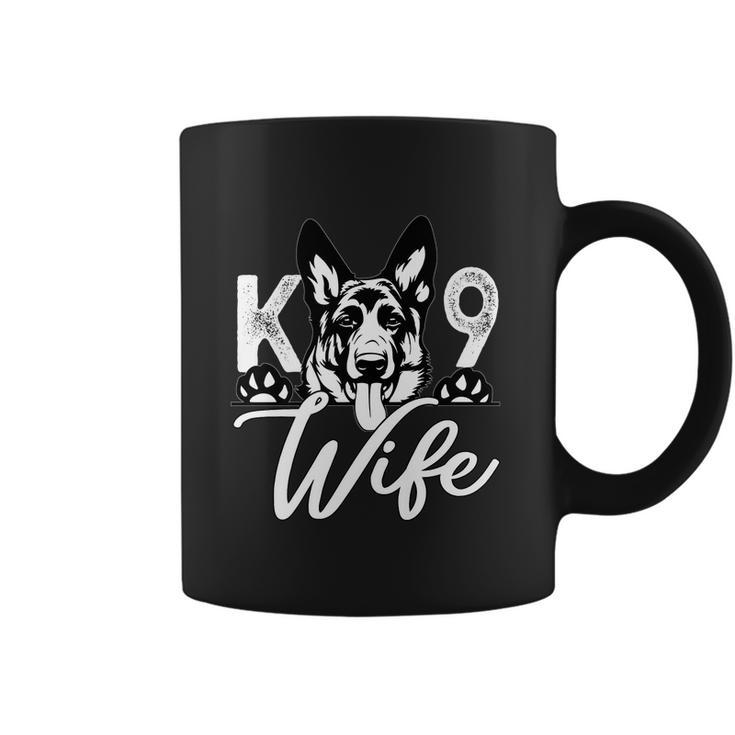 K9 Unit Police Officer Wife Gift German Shepherd Graphic Design Printed Casual Daily Basic Coffee Mug