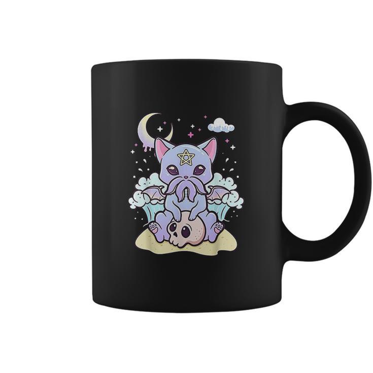 Kawaii Pastel Goth Cute Creepy Creature Skull Coffee Mug