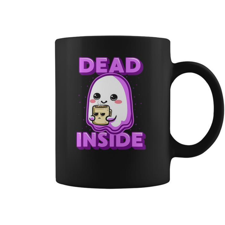 Kawaii Pastel Goth Dead Inside Coffee Lover Otaku Coffee Mug