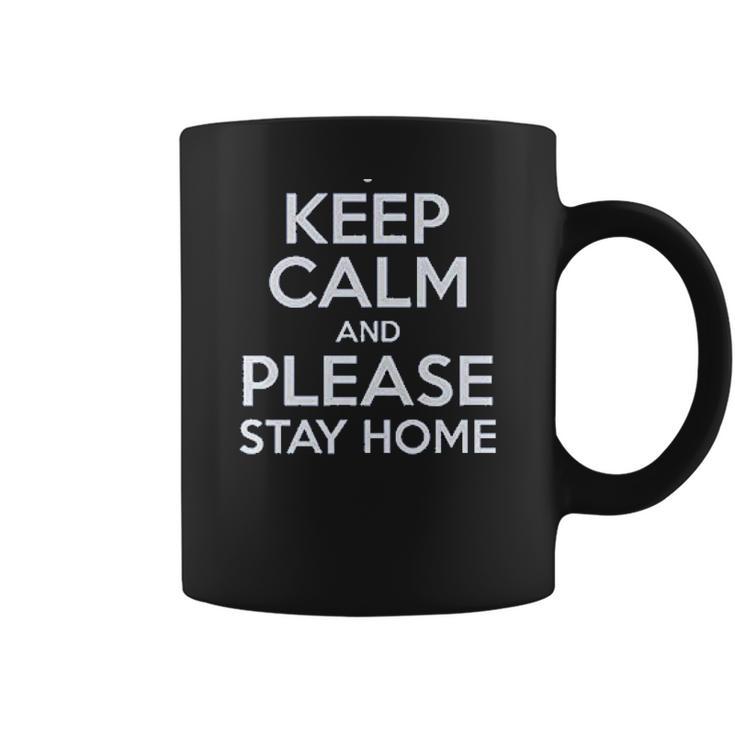 Keep Calm Stay Home Social Distancing Coffee Mug