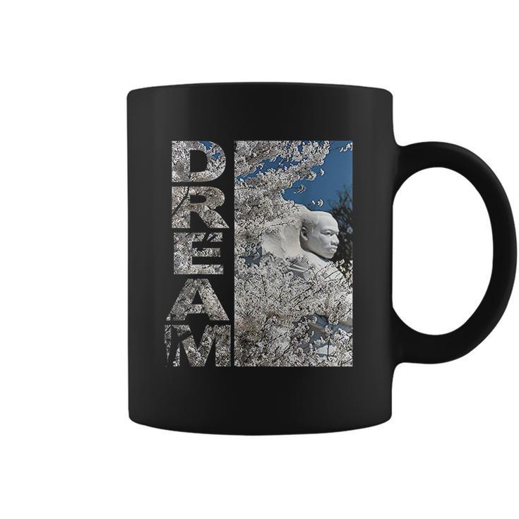 King Memorial And Cherry Blossoms Washington Dc Coffee Mug