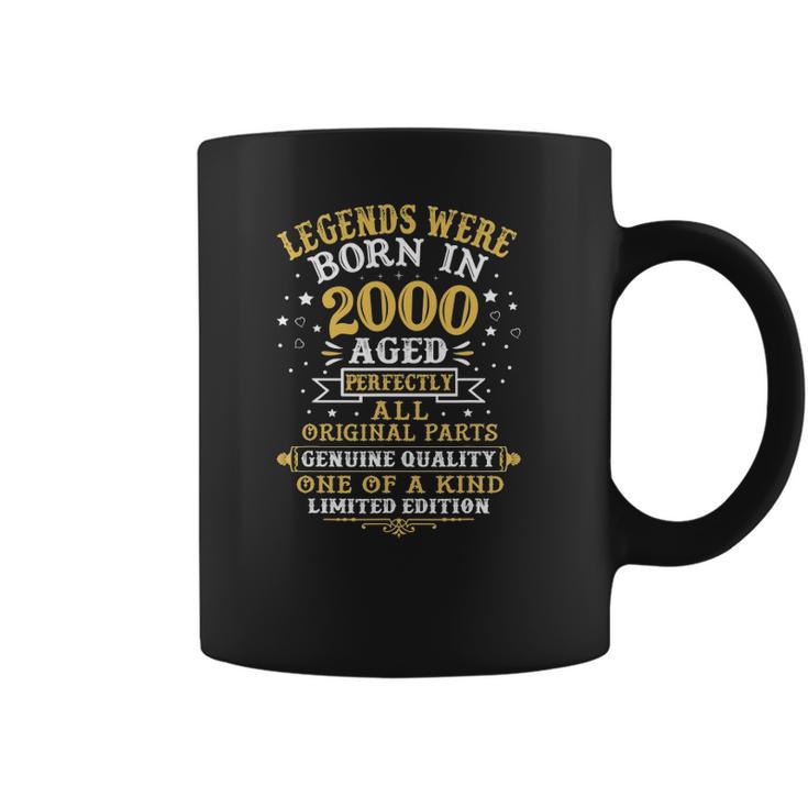 Legends Were Born In 2000 21 Years Old 21St Birthday Gift Coffee Mug