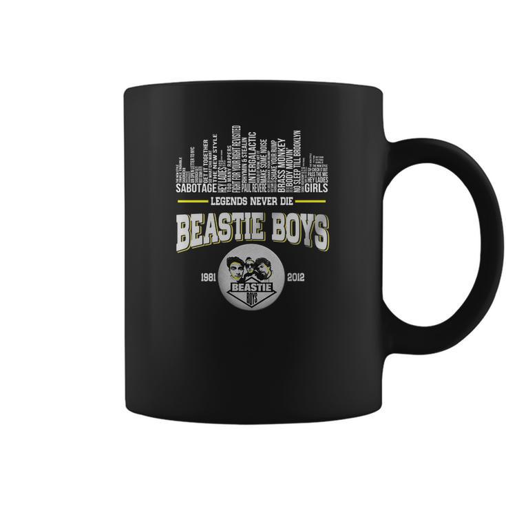 Legends Never Die Beastie Boys 1981-2012 Albums Coffee Mug