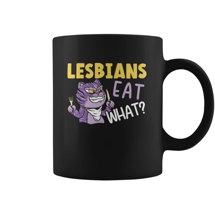 Lesbians Eat What Lgbtq Member Sexual Diversity Pride Parade Cute Gift Coffee Mug