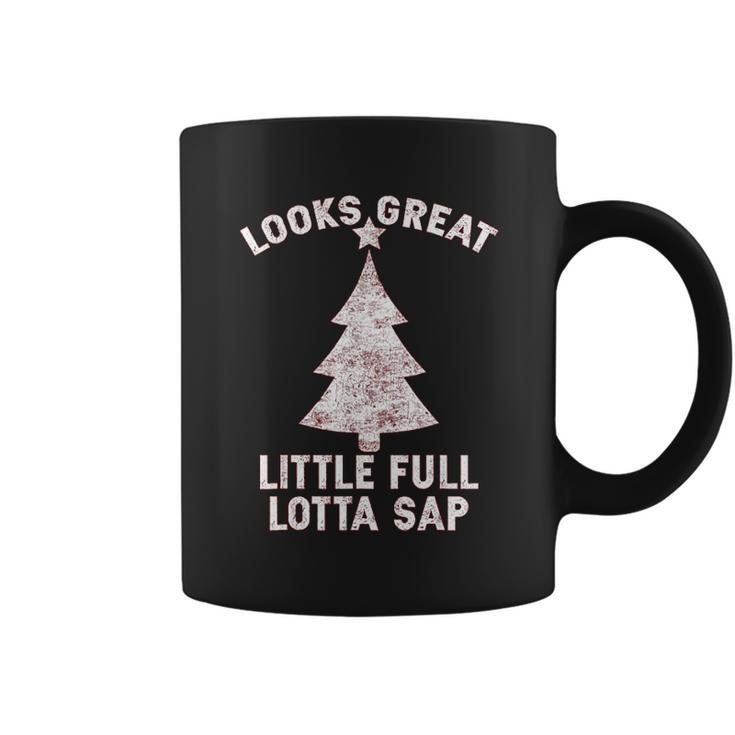 Little Full Lotta Sap Christmas Vacation Santa Coffee Mug