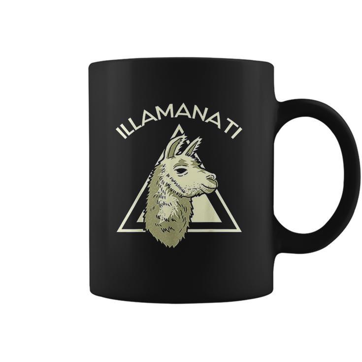 Llama Illuminati Funny Lama Coffee Mug