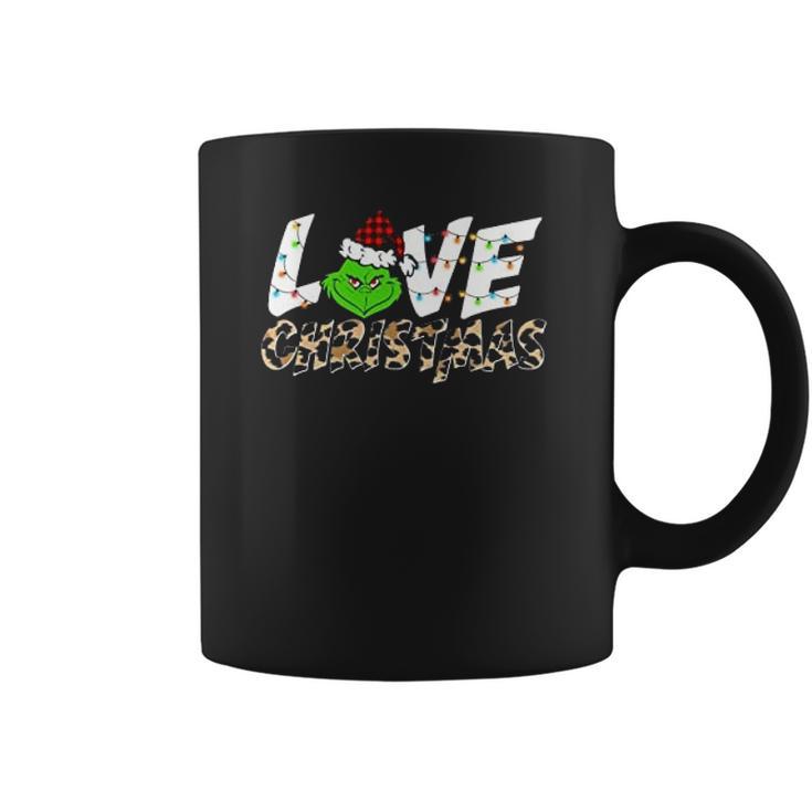 Love Christmas The Grinch Christmas Coffee Mug