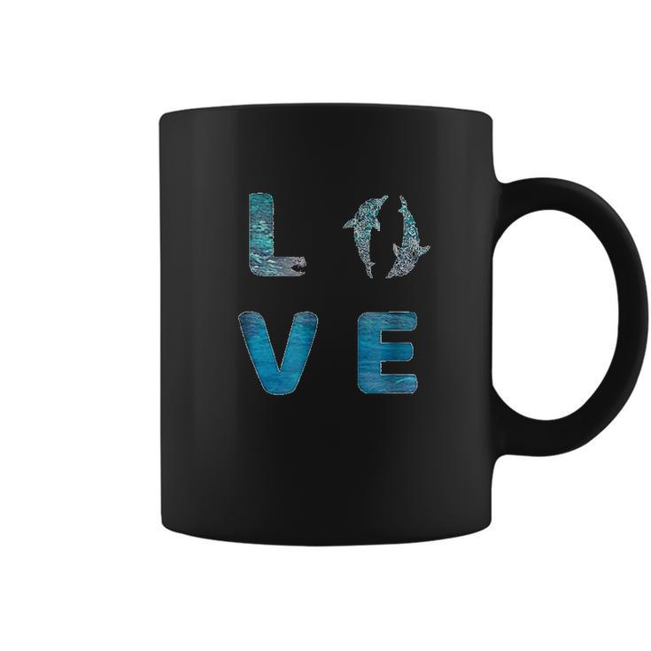 Love Dolphins Sea World Save Ocean Dolphin Lover Coffee Mug