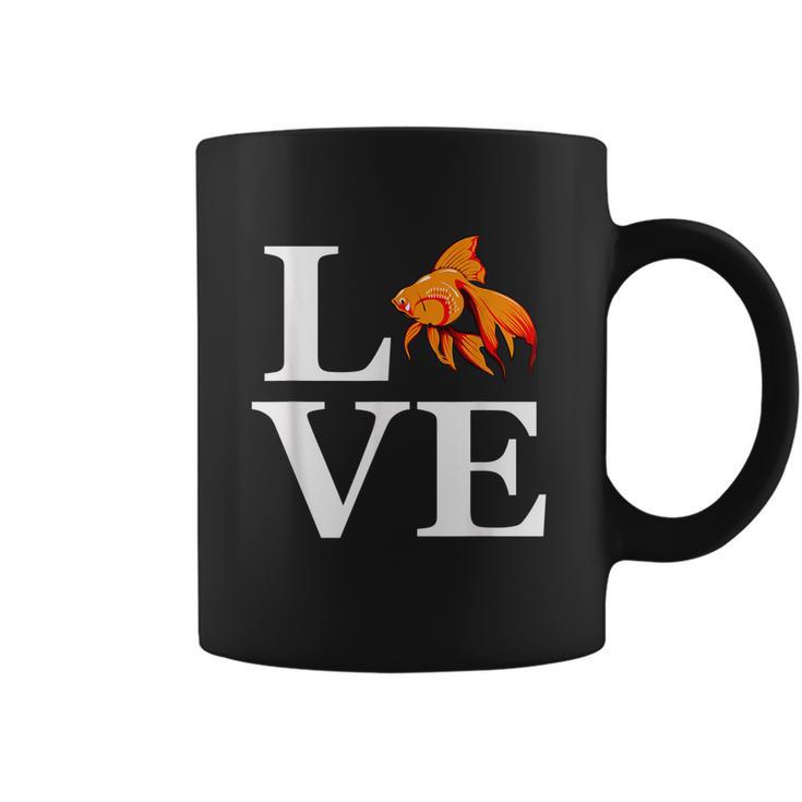 I Love Goldfish Retro Goldfish Keeper Aquarium Hobby Coffee Mug