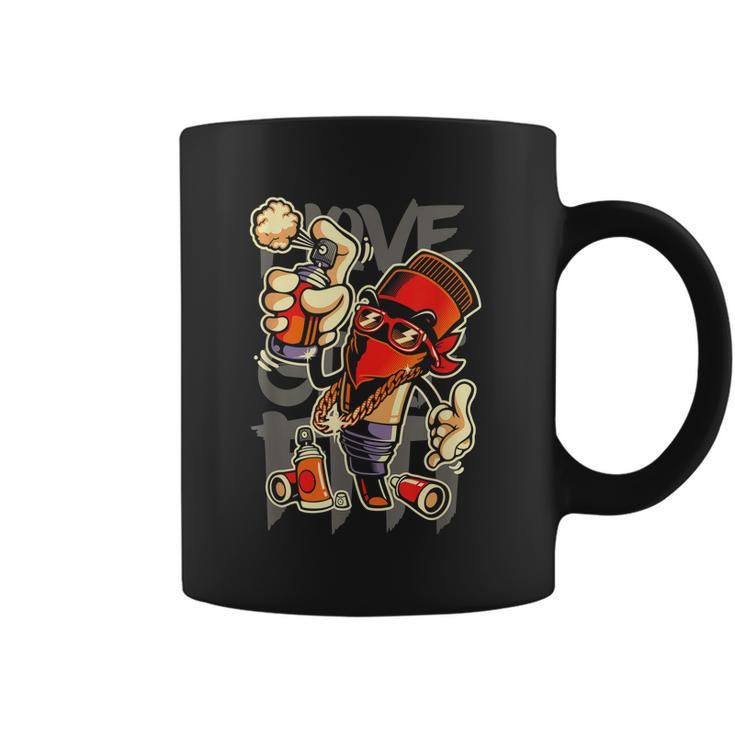 I Love Graffiti Art Spray Paint Graffiti Artist Urban Coffee Mug