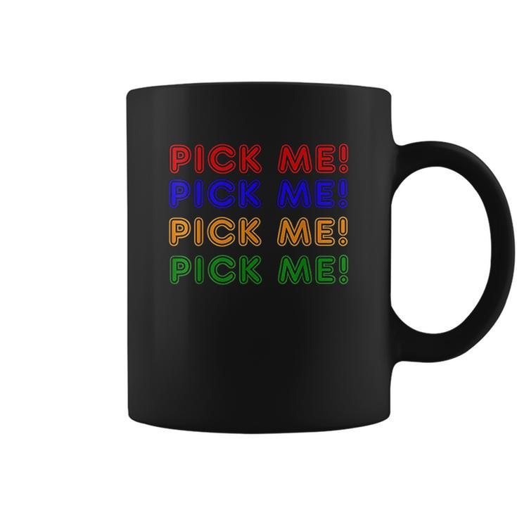 Lucky Casino Contestant Costume Pick Me Game Show Host Coffee Mug