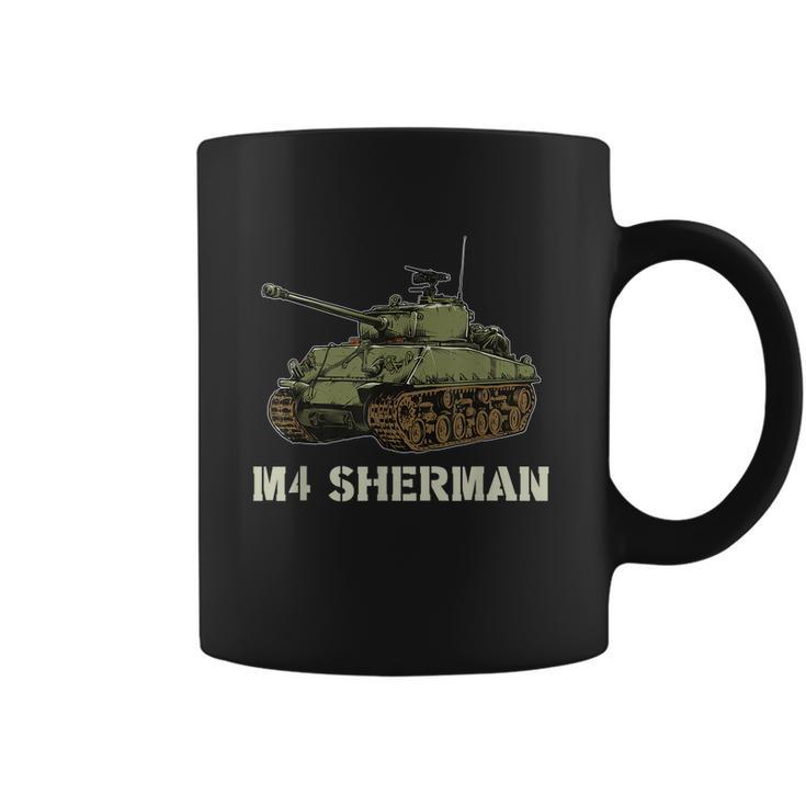 M4 Sherman American Ww2 Tank World War Graphic Design Printed Casual Daily Basic Coffee Mug