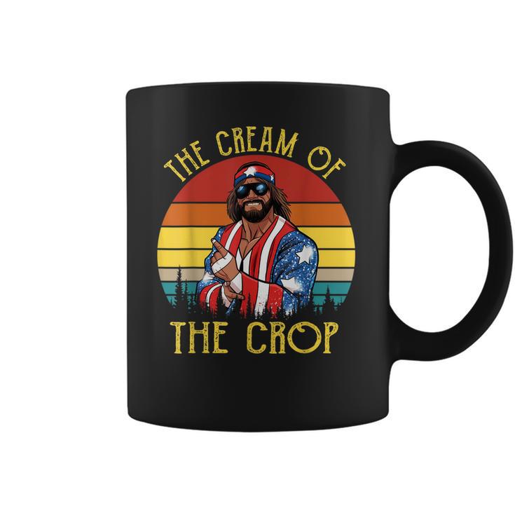 Macho-The Cream Of The Crop Wrestling Funny Retro Vintage Coffee Mug