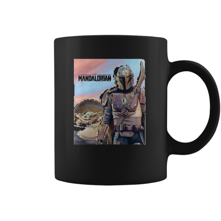 The Mandalorian The Child Painting Coffee Mug