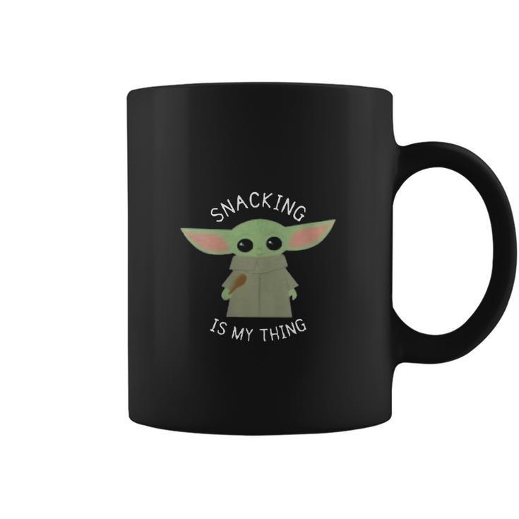 The Mandalorian The Child Snacking Is My Thing Coffee Mug