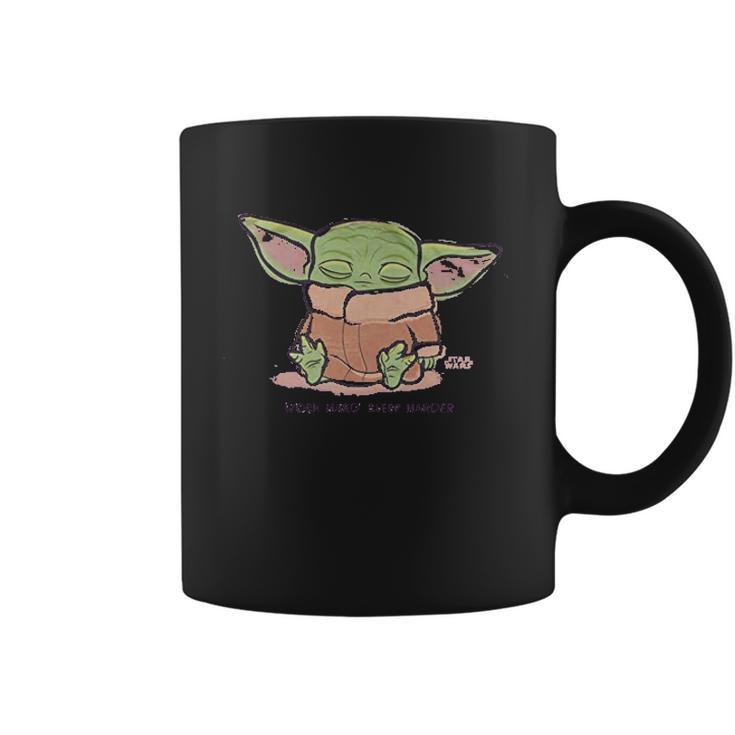 The Mandalorian Cute Child Sleeping Coffee Mug