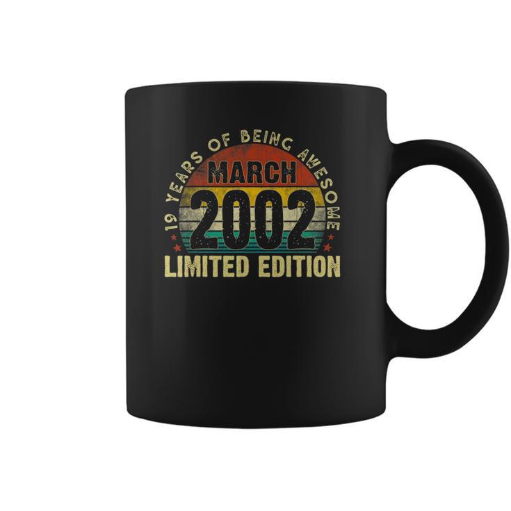 March 2002 Limited Edition 19Th Birthday 19 Years Old Gifts Coffee Mug