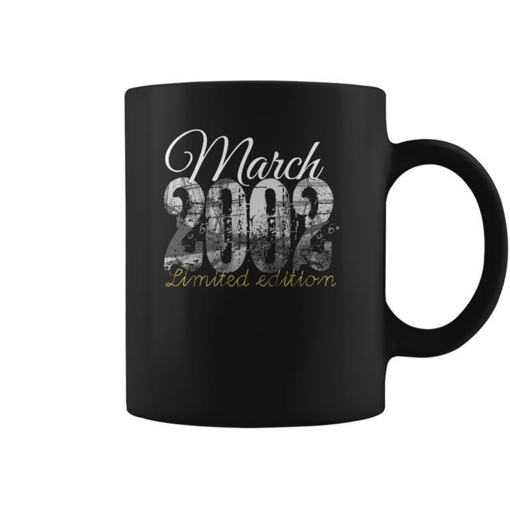 March 2002 Tee - 19 Years Old  2002 19Th Birthday Gift Coffee Mug