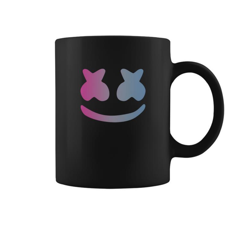 Marshmello Face Blue Violet Design Coffee Mug