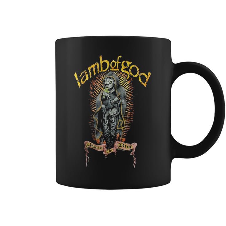 Mea Lamb Of God Mens Preaching Saint Black Loose Short Sleeve Summer Fashion Mens Coffee Mug