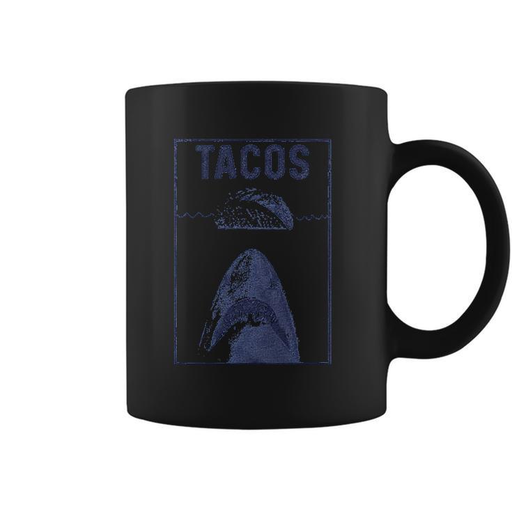 Mens Tacos Shark Funny Jaws Cinco De Mayo Coffee Mug